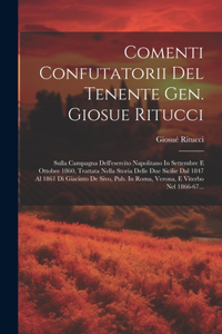 Comenti Confutatorii Del Tenente Gen. Giosue Ritucci