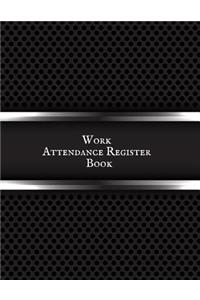 Work Attendance register Book