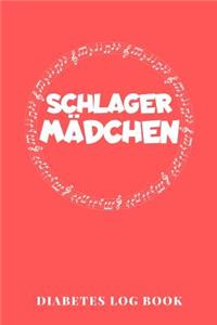 Schlager Mädchen Diabetes Log Book