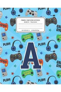 Primary Composition Notebook Grades K-2 Story Journal A