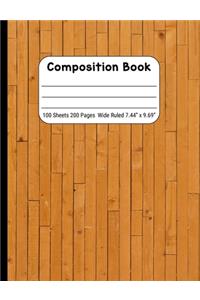 Composition Book Wide Rule