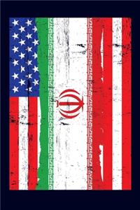 Iranian American Flag Notebook