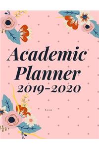 Academic Planner 2019-2020 8.5 x 11
