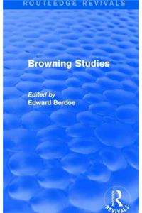 Browning Studies (Routledge Revivals)