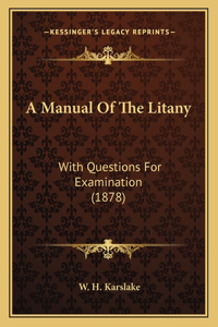 Manual Of The Litany