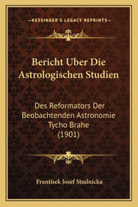 Bericht Uber Die Astrologischen Studien