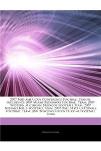 Articles on 2007 Mid-American Conference Football Season, Including