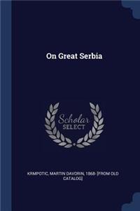 On Great Serbia