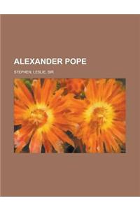 Alexander Pope