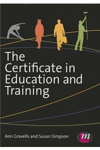 Certificate in Education and Training