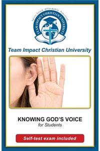 KNOWING GOD'S VOICE for students