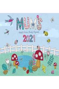 MUMS FABRIC BUTTONS MONTHTOVIEW A4 PLANN