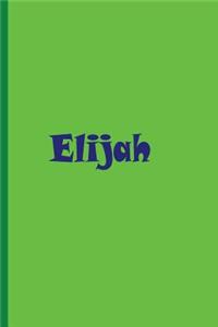 Elijah - Personalized Journal