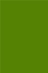 Journal Avocado Green Color Simple Plain Green