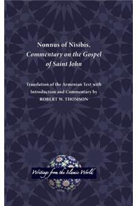 Nonnus of Nisibis, Commentary on the Gospel of Saint John