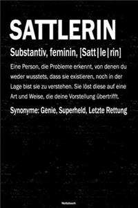 Sattlerin Notizbuch