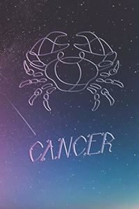Zodiac Sign Notebook Cancer