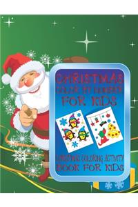 Christmas Color By Number for Kids Christmas Coloring Activity Book For Kids