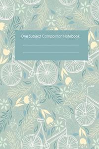 One Subject Composition Notebook