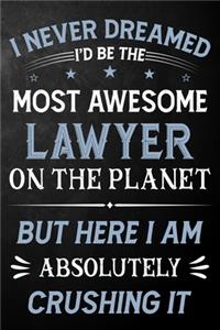 I Never Dreamed I'd Be The Most Awesome Lawyer On The Planet But Here I Am Absolutely Crushing It
