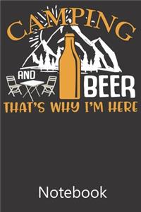 Camping and Beer That's Why I'm Here