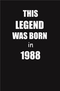 This Legend Was Born In 1988
