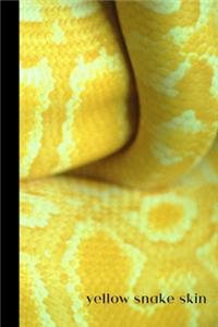 yellow snake skin