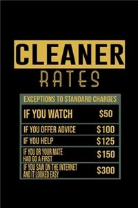 Cleaner rates