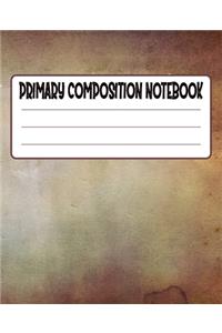 Primary Composition Notebook
