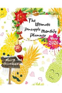 The Ultimate Merry Christmas Pineapple Monthly Planner Year 2020