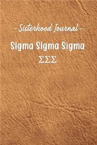 Sisterhood Journal Sigma Sigma Sigma