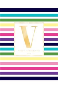 Weekly & Monthly Planner 2020 V