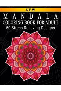 Mandala Coloring Book For Adult