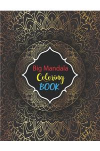 Big Mandala Coloring Book