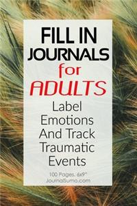 Fill In Journals For Adults