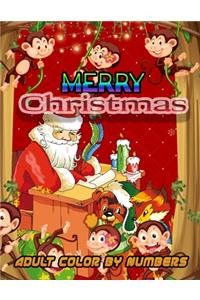 Merry Christmas Adult Color By Numbers