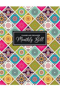 Monthly Bill Planner and Organizer