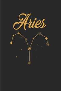 Aries Zodiac Notebook - Birthday Boy Journal Planner