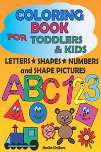 Coloring Book for Toddlers & Kids