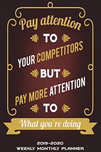 2019-2020 Weekly Monthly Planner