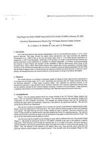Laboratory Experimentation Model of the 270 Degree Electron Tophat Analyzer