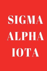 SIGMA Alpha Iota