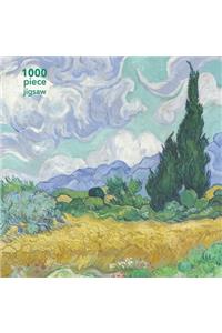Adult Jigsaw Puzzle Vincent Van Gogh: Wheatfield with Cypress