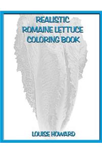 Realistic Romaine Lettuce Coloring Book