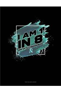 I Am 1 in 8 #infertilityawareness: Unruled Composition Book