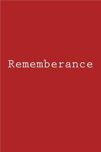 Rememberance