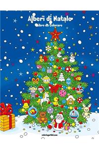 Alberi di Natale Libro da Colorare 1
