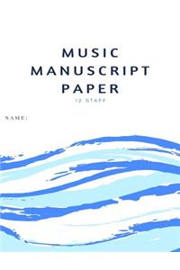 Music manuscript paper