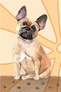 Journal Notebook For Dog Lovers, French Bulldog Sitting Pretty 10