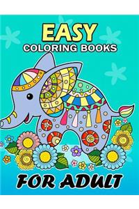 Easy Coloring Books for Adults